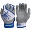 2022 Spiderz PRO Model Batting Gloves: White/Royal Blue -Baseball Supply Shop 2022SpiderzPRO White RoyalBlue