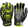 2022 Spiderz ENDITE Batting Gloves: Black And Neon Yellow -Baseball Supply Shop 22EnditeBlackNeonYellow