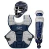 Rawlings Youth Navy/White VELO 2.0 Catcher's Gear Box Set: CSV2Y-N/W