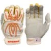 2020 Spiderz Endite Batting Gloves: COLLINS Signature Model White/Gold -Baseball Supply Shop AndrewCollinsSignatureEndite