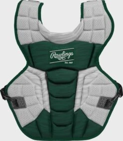 Rawlings Youth Dark Green/White VELO 2.0 Catcher's Gear Box Set: CSV2Y-DG / W -Baseball Supply Shop CPV2N W DG 1