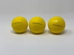 One Dozen (12) SMUSHBALLS The Ultimate Indoor & Outdoor Batting Practice Ball: Yellow