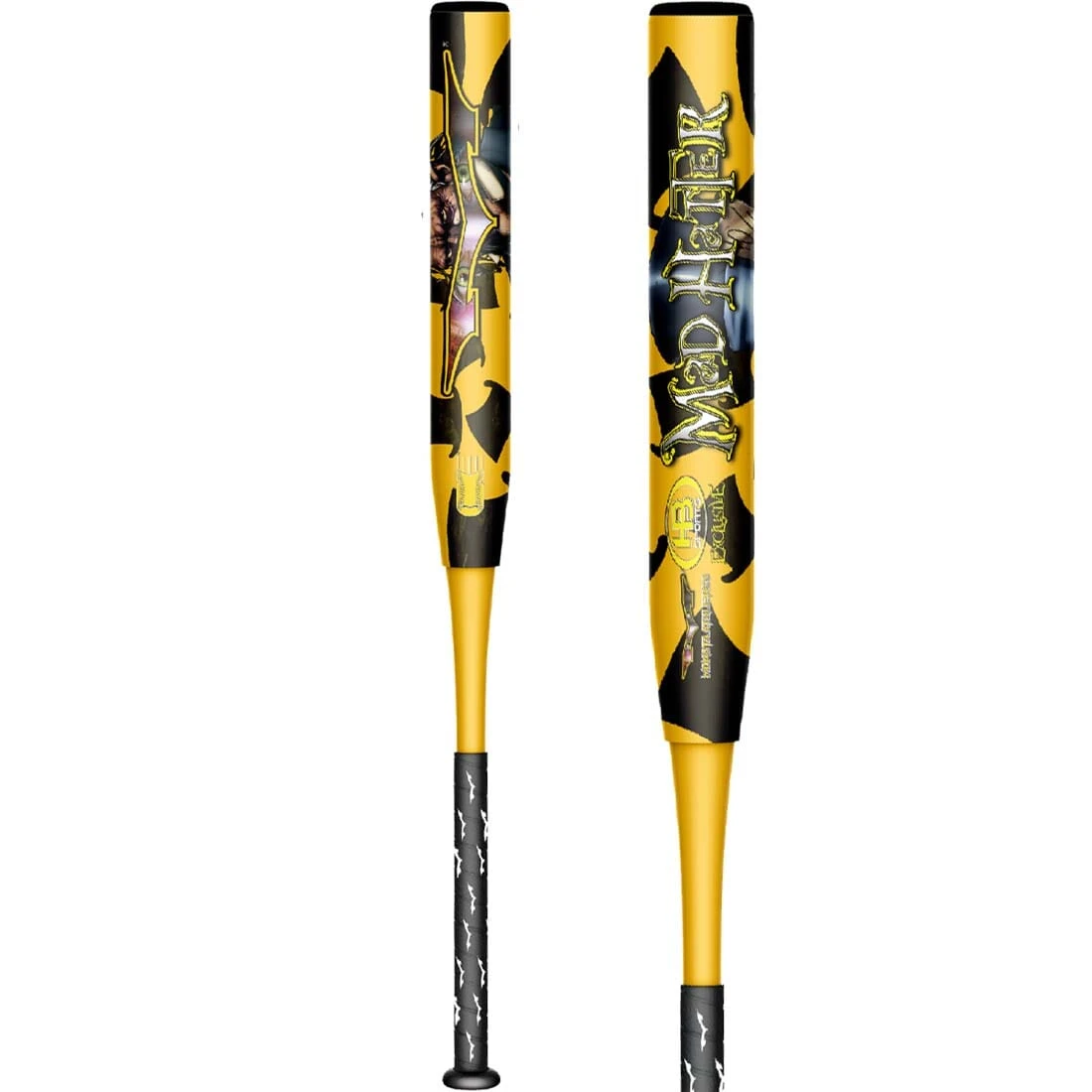 2022 Monsta Mad Hatter "Gold" 12.5" USA/ASA Slowpitch Softball Bat: Collectors Edition 3 2022 Monsta Mad Hatter "Gold" 12.5" USA/ASA Slowpitch Softball Bat: Collectors Edition