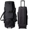 Miken MKMK7X Black Pro Wheeled Roller Bat Bag: MKMK7X-PRO-BLK -Baseball Supply Shop MKMK7X PROBLACKFrontandBack