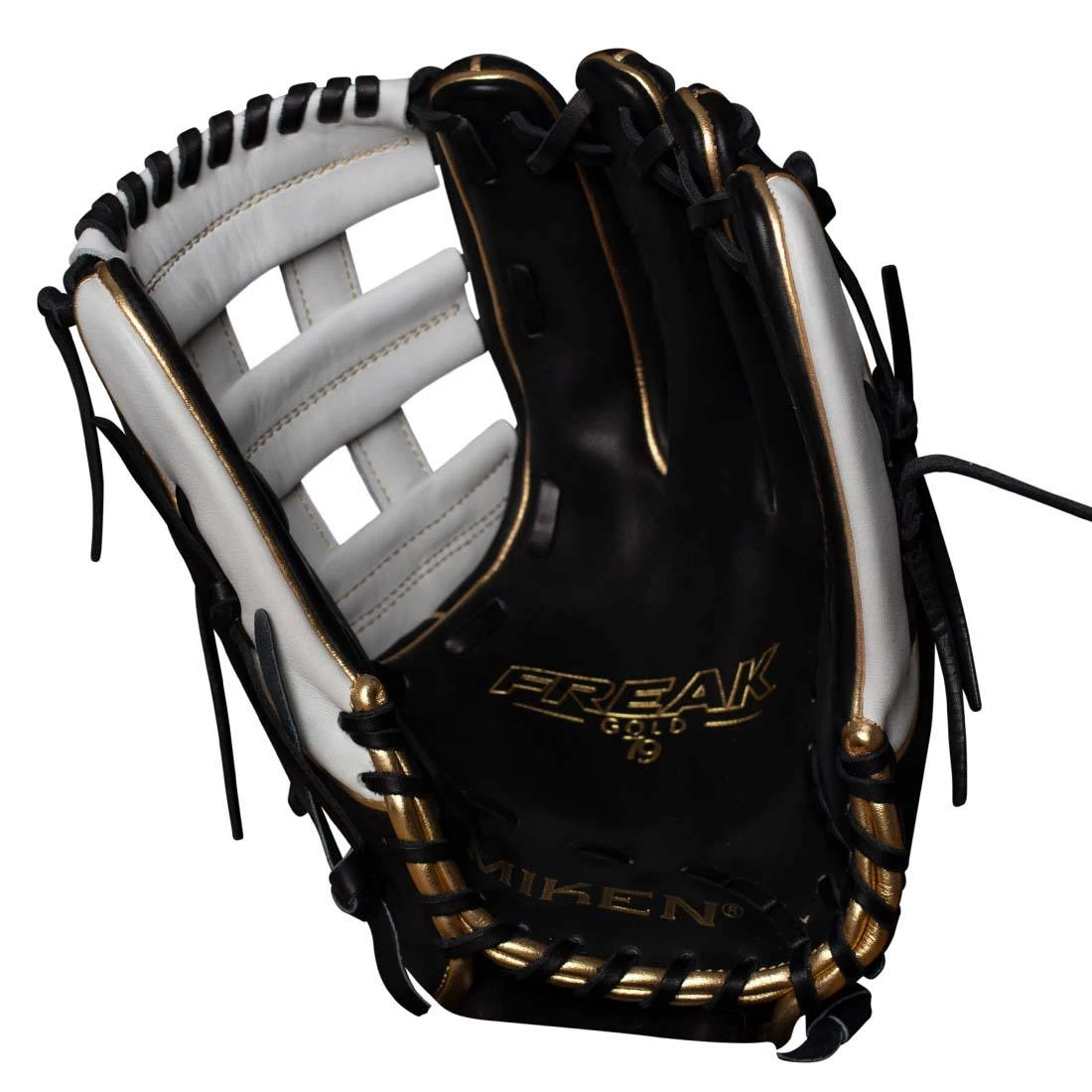 Miken Pro Series 15" Slowpitch Softball Glove - Freak Gold: PRO150-BWG 4 Miken Pro Series 15" Slowpitch Softball Glove - Freak Gold: PRO150-BWG - Image 2