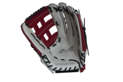 Miken Pro Series 13.5″ Slow Pitch Fielding Glove – White/Scarlet/Navy: PRO135WSN -Baseball Supply Shop PRO135WSN FRONT 52f0eec0 b474 43b5 97ee 16036864fd5f