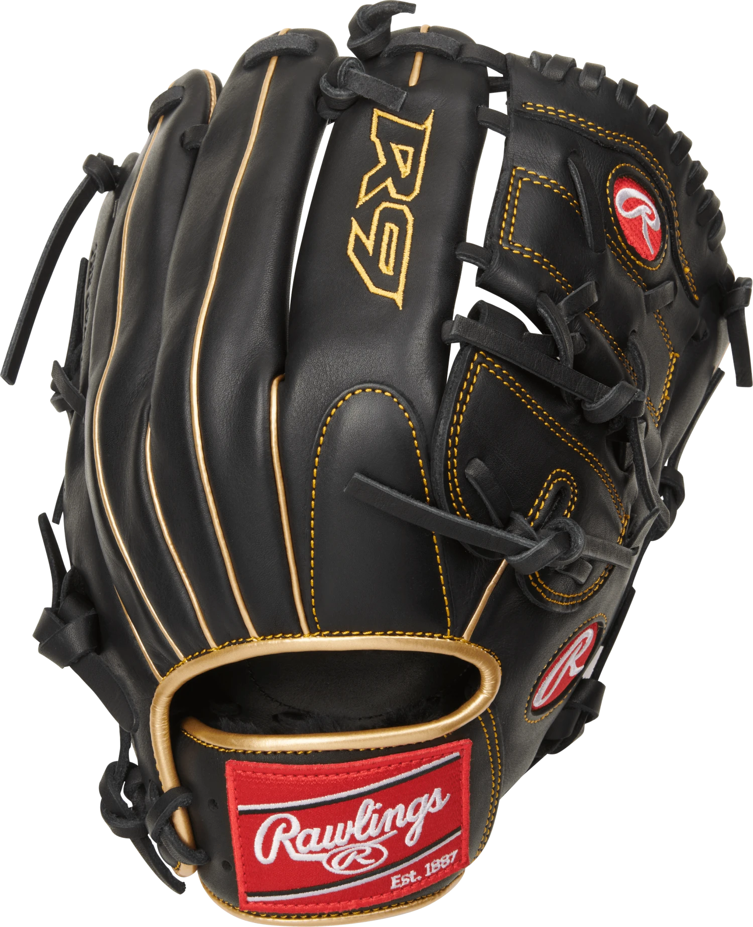 Rawlings R9 12" Infield/Pitcher's Baseball Glove: R9206-9BG 3 Rawlings R9 12" Infield/Pitcher's Baseball Glove: R9206-9BG