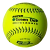 Worth 11" GSL Super Green Dot Classic W Composite Softballs (Dozen): UC11CYG 2 Worth 11" GSL Super Green Dot Classic W Composite Softballs (Dozen): UC11CYG -Baseball Supply Shop UC11CYG