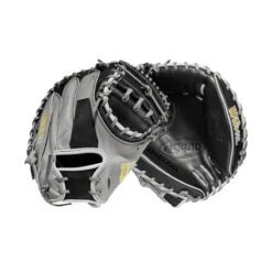 2023 Wilson A2000 M2 33.5" Baseball Catcher's Mitt: WBW100977335 -Baseball Supply Shop WBW100977 8 A2000 C M2SS 335 Grey Black.png.cq5dam.web .1200.1200