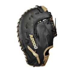 2023 Wilson A2000 1679 Super Skin 12.5" Baseball First Base Mitt: WBW100979125 -Baseball Supply Shop WBW100979 3 A2000 1B 1679SS 125 Black BlackSS Blonde.png.cq5dam.web .1200.1200