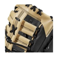 2023 Wilson A2000 1679 Super Skin 12.5" Baseball First Base Mitt: WBW100979125 -Baseball Supply Shop WBW100979 4 A2000 1B 1679SS 125 Black BlackSS Blonde.png.cq5dam.web .1200.1200