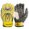 2020 Spiderz HYBRID Batting Gloves: Yellow/Black/White -Baseball Supply Shop Yellow Black