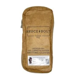 Bruce Bolt PREMIUM PRO Long Cuff Batting Gloves: Maroon -Baseball Supply Shop premium pro long cuff batting gloves maroon brucebolt 229763