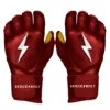 Bruce Bolt PREMIUM PRO Long Cuff Batting Gloves: Maroon 1 Bruce Bolt PREMIUM PRO Long Cuff Batting Gloves: Maroon -Baseball Supply Shop premium pro long cuff batting gloves maroon brucebolt 750127