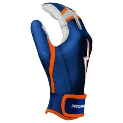 Bruce Bolt PREMIUM PRO NIMMO Short Cuff Batting Gloves: Blue -Baseball Supply Shop premium pro nimmo series short cuff batting gloves blue gloves brucebolt 886524