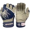 2022 Spiderz PRO Model Batting Gloves: Navy Blue/White -Baseball Supply Shop pronavywhite